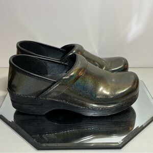Dansko Professional Clogs, EU 40 (US 10-10.5) Holographic Iridescent Glitter